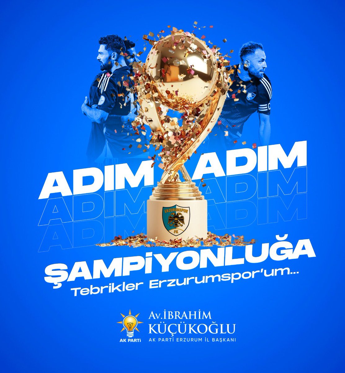 Tebrikler Bizim Çocuklar… 💙🤍
<a href="/Erzurumspor/">Erzurumspor FK</a>