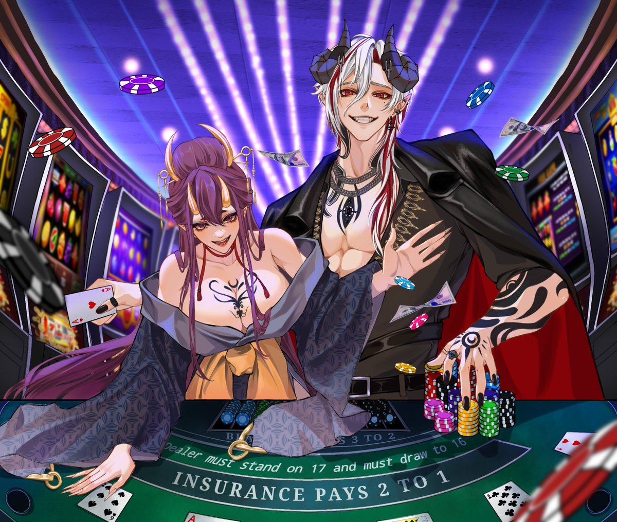 We hit the goals!
🩸SFW / NSFW DUO RAFFLE TIME🩸
If you want to participate:

🩸Like and retweet the post
🩸Follow me
🩸Comment your OC / design below

2 Winners will be picked on the 15th of April and they can choose NSFW or SFW with me!
Good luck darlings 🖤

🎨: @/XiaopiiArt