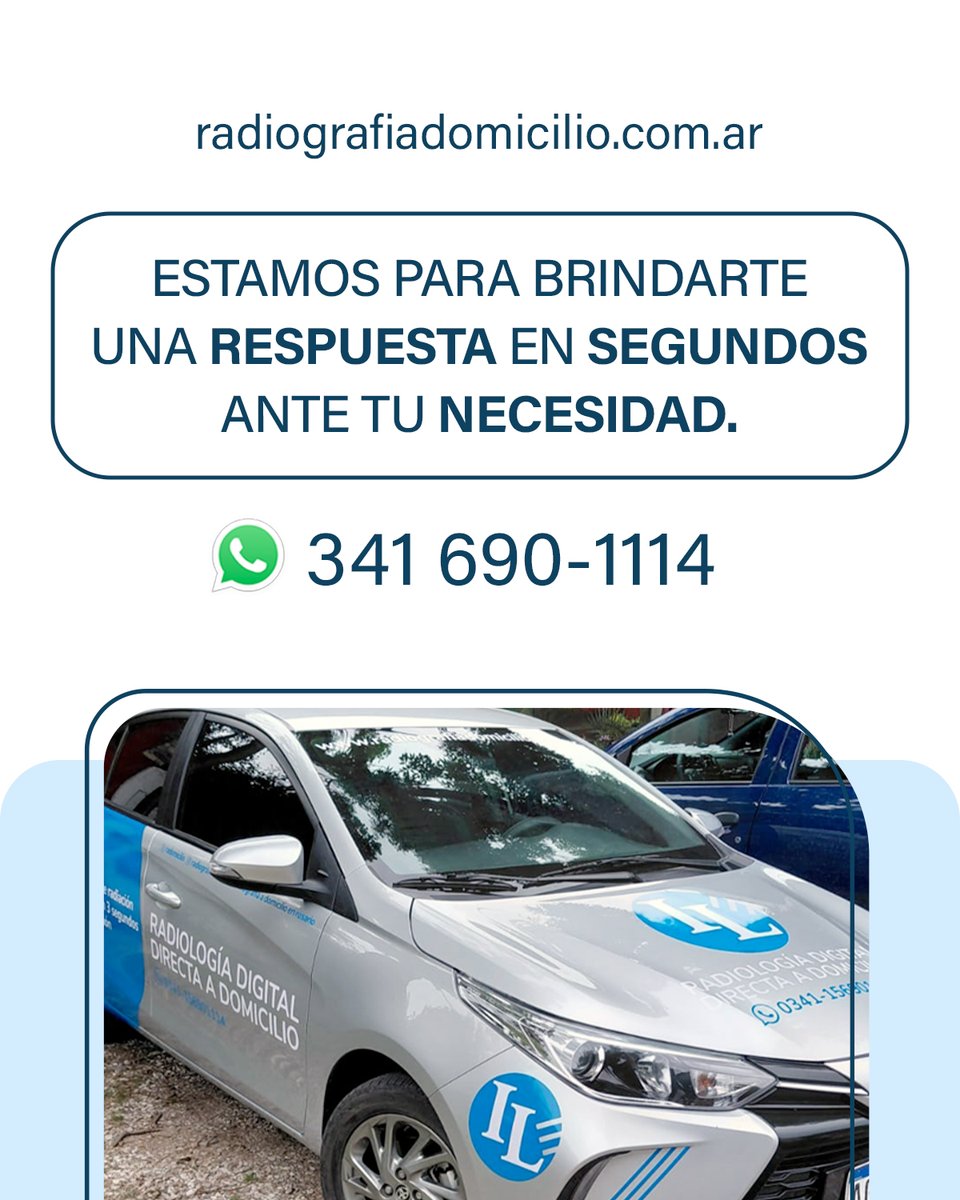 RXDOMICILIO's tweet photo. Somos un equipo de profesionales altamente capacitados en la obtención de imágenes diagnósticas con equipamiento de última generación.

¡Pedí tu turno ahora!
📱Escribe a nuestro WhatsApp 341 6901114

#radiografiadirectaadomicilio #radiografiadigital #Rosario #GranRosario https://t.co/qGoOmT3xn8