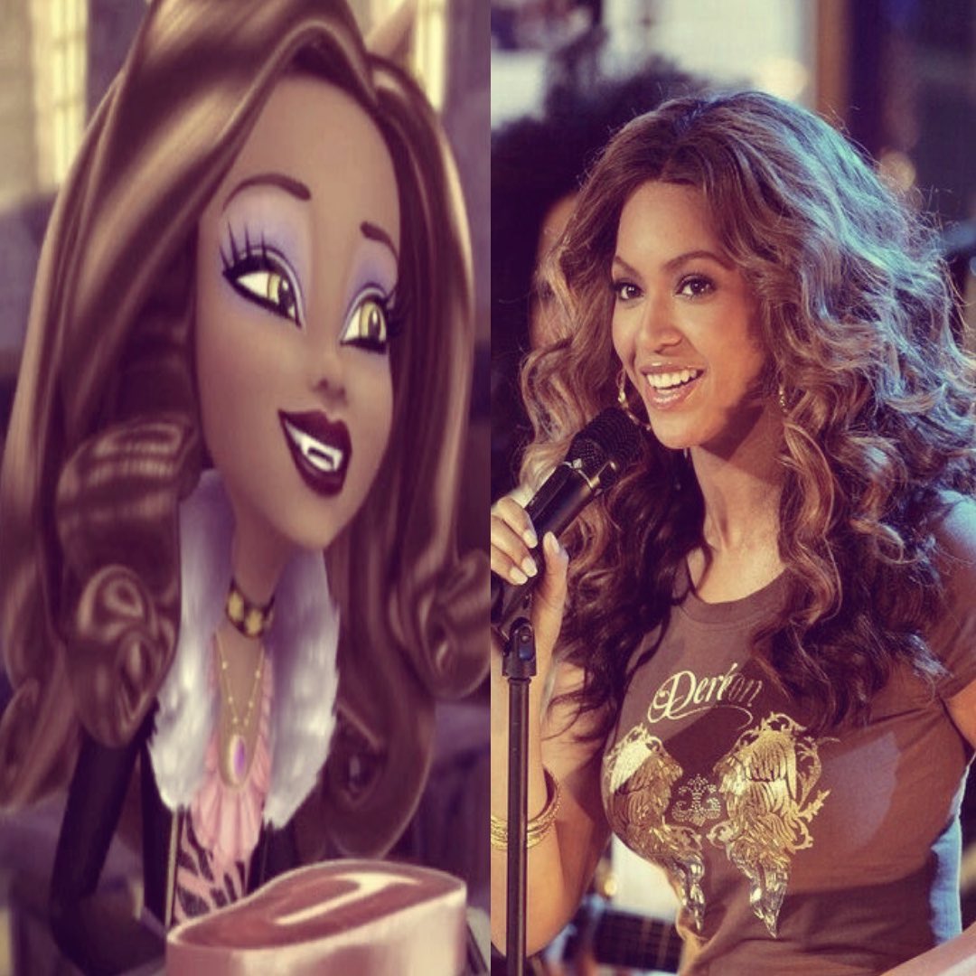 blazetheecatt's tweet photo. moreee clawdeen + beyoncé !! https://t.co/J7V4qELNKk