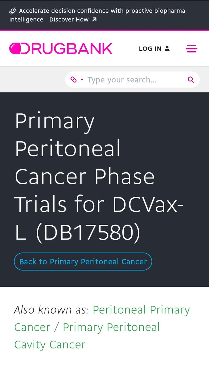$NWBO #DCVAX 💥 💥 💥 

go.drugbank.com/indications/DB…
