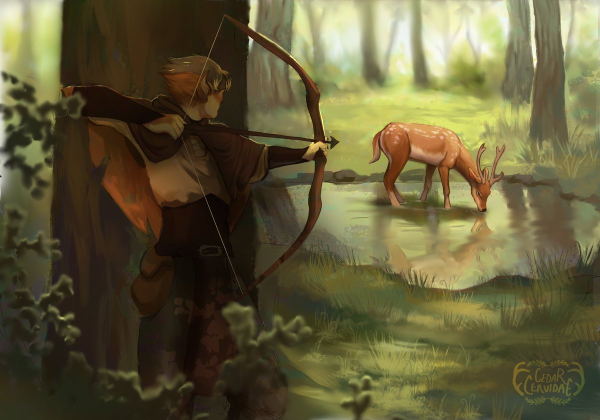 cedarcervidae's tweet photo. some art of my d&amp;d character :3
-
#art #dnd https://t.co/0VVZRTfBev