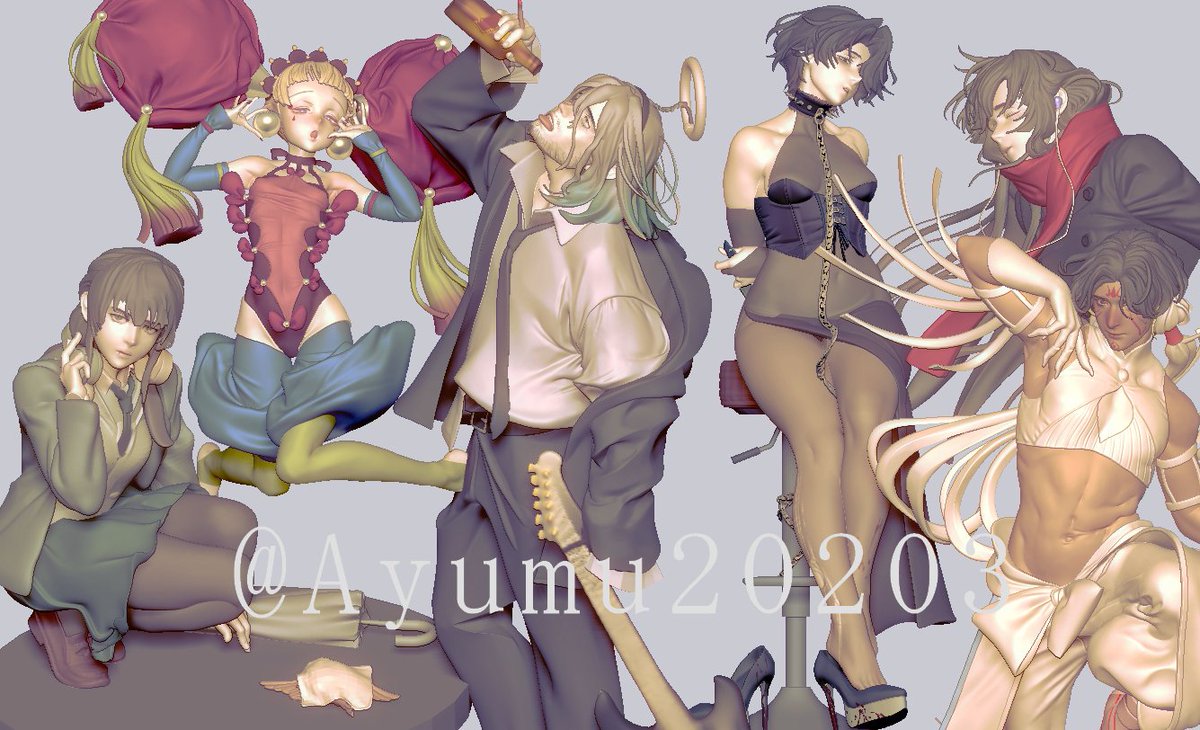 Ayumu20203's tweet photo. オリジナルの人たち
ずっといじってます　この人たち以外にもまだいる
誰をどういう形で完成にするのかも悩む https://t.co/DtaS3TTnVE