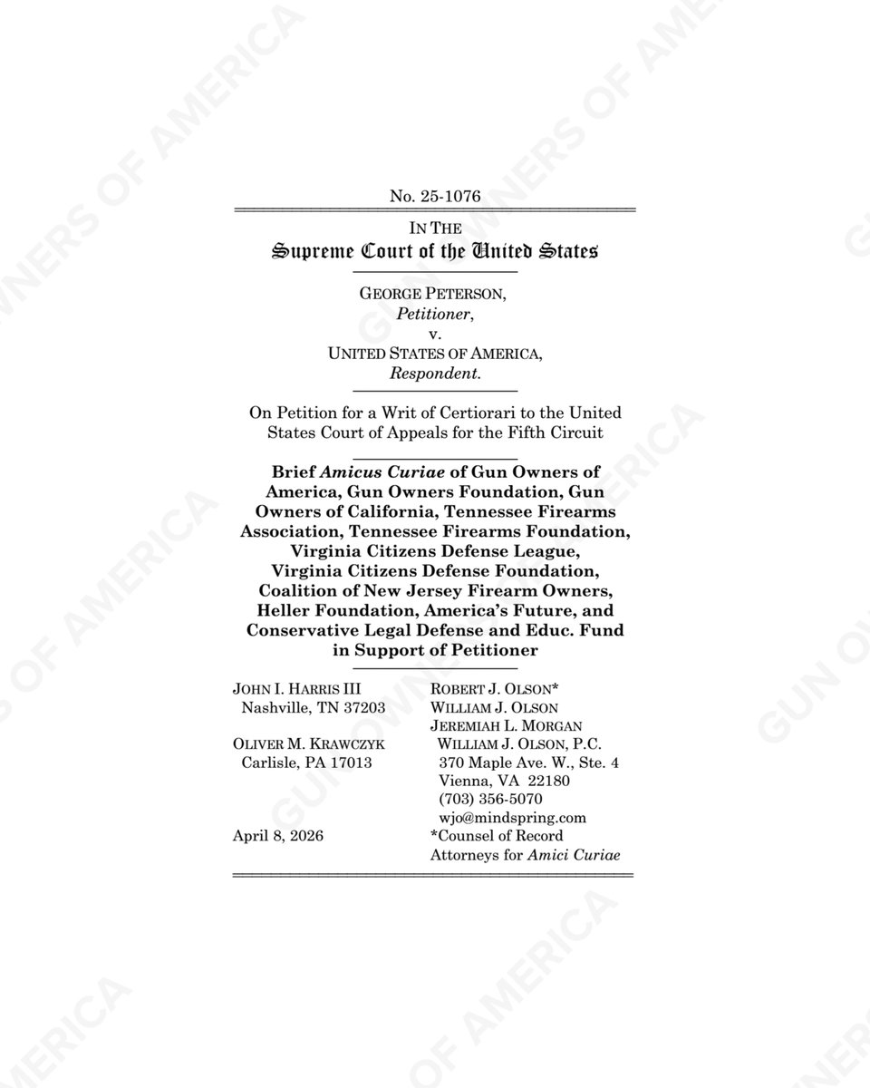 Gun Owners Foundation tweet media