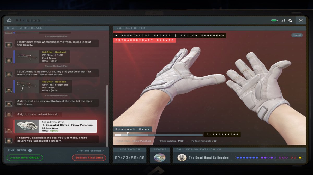 IlySlasher's tweet photo. Ty dead hand terminals, anybody have any clue on price? https://t.co/SKr5NKRbC6