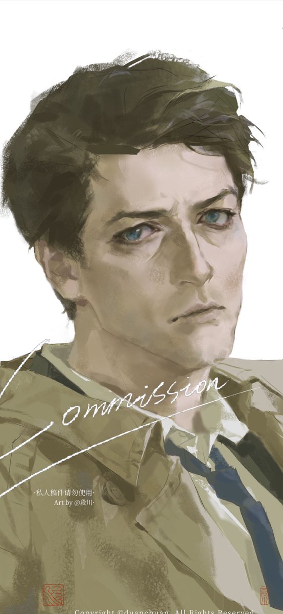 duanchuan66's tweet photo. Commission 
#Supernatural #Castiel #spnfanart https://t.co/R4LKxVnQ4n
