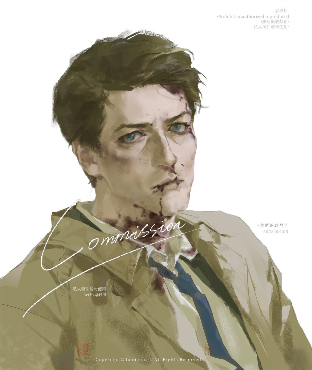 duanchuan66's tweet photo. Commission 
#Supernatural #Castiel #spnfanart https://t.co/R4LKxVnQ4n