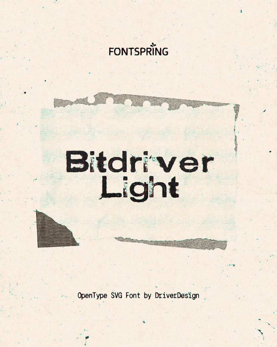 Fontspring tweet media