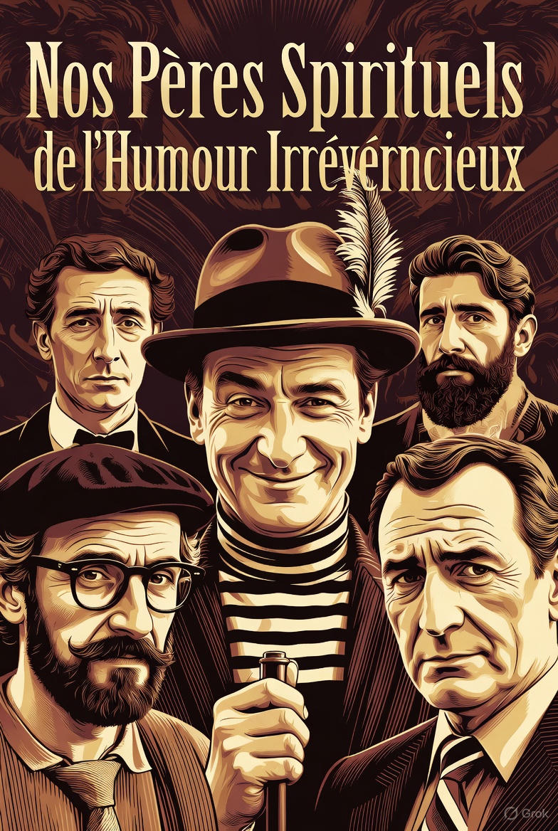 WopeProd's tweet photo. Nos Pères Spirituels de l'Humour Irrévérencieux

https://t.co/3E5OGAs6oh https://t.co/jbB9KGiehC