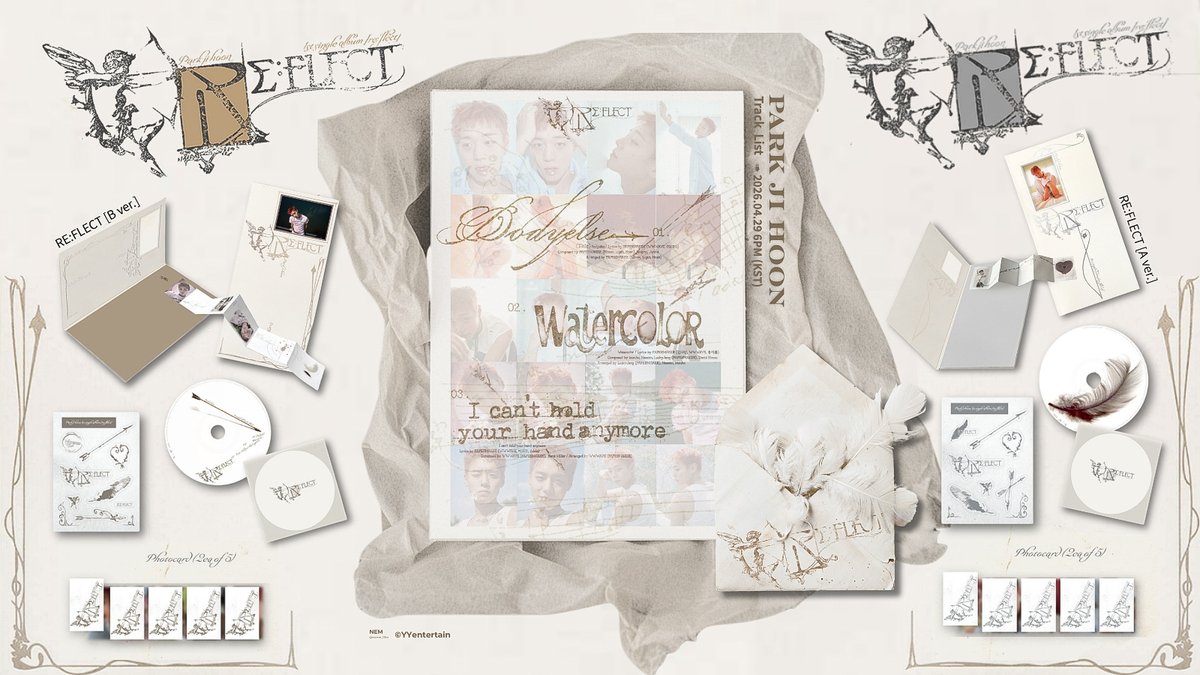 name_06n's tweet image. PARK JI HOON 【𝗥𝗘:𝗙𝗟𝗘𝗖𝗧-𝟭𝘀𝘁 𝗦𝗶𝗻𝗴𝗹𝗲 𝗔𝗹𝗯𝘂𝗺】  
꒰ఎ  Track List &amp;amp; RE:FLECT [A / B ver.]  ໒꒱

#박지훈 #PARKJIHOON #REFLECT