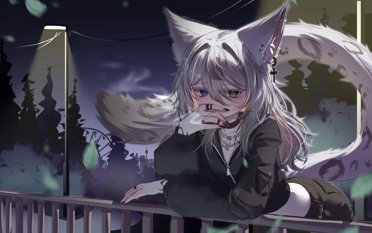 SlpyNoxi's tweet photo. Sometimes everything gets a little much. 

🎨 @komori_dog 

#Noxiink #vtuber #envtuber https://t.co/Ydmuccayuh