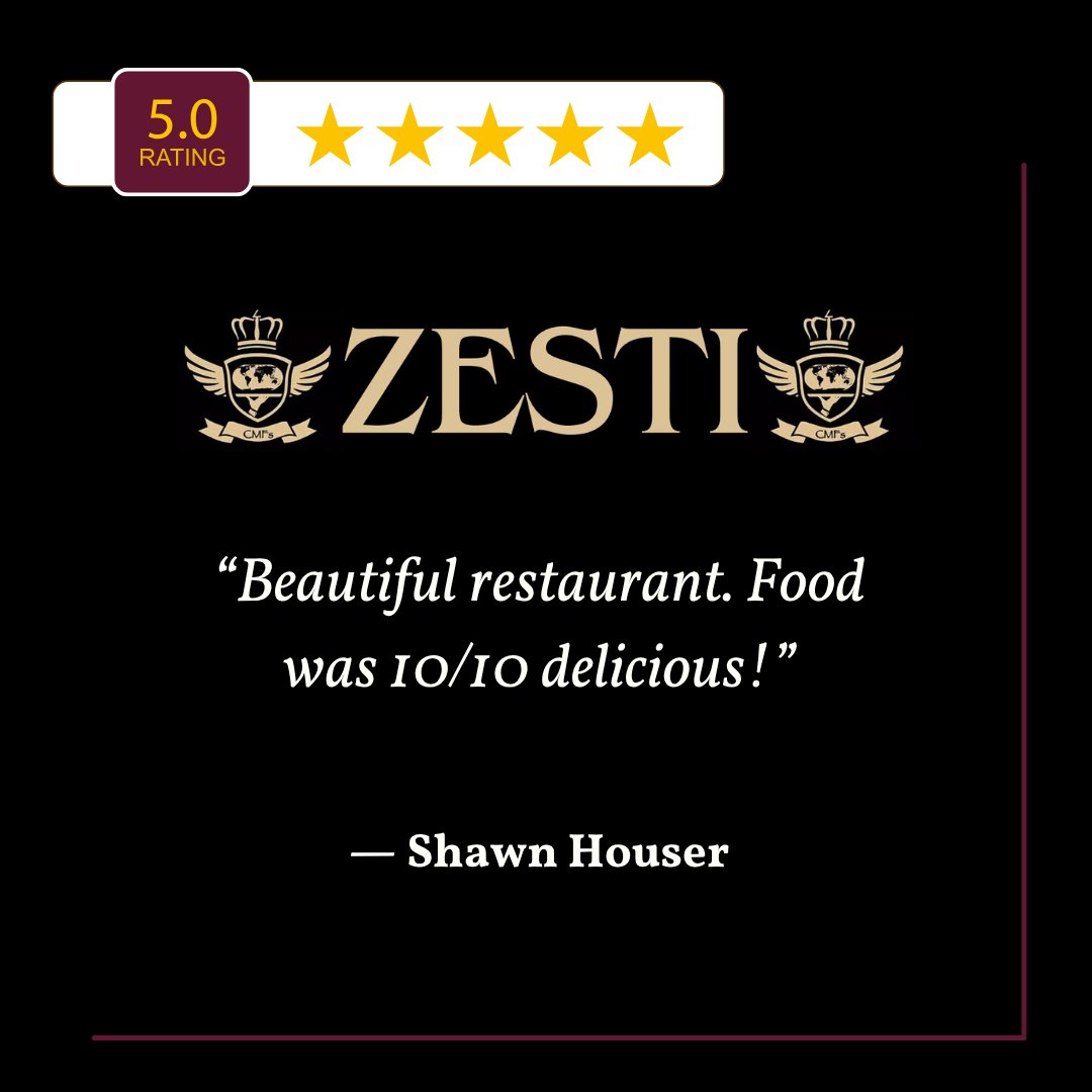 ChefFeker's tweet image. ⭐️⭐️⭐️⭐️⭐️ “Beautiful restaurant. Food 10/10.” — Shawn Houser
Glad both stood out.
Reserve: exploretock.com/zesti-hartland
#FoodieFinds