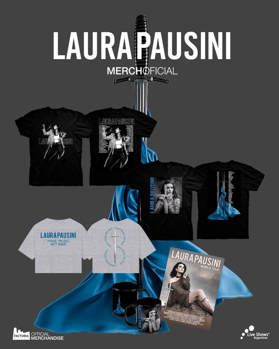 BienvenidoLPAR's tweet photo. MERCHANDISING OFICIAL EN LATINOAMÉRICA🔥

¿Cuál te vas a comprar?🙃

#LauraPausini #YoCanto2 #YoCanto2GiraMundial https://t.co/sAMFItuIif