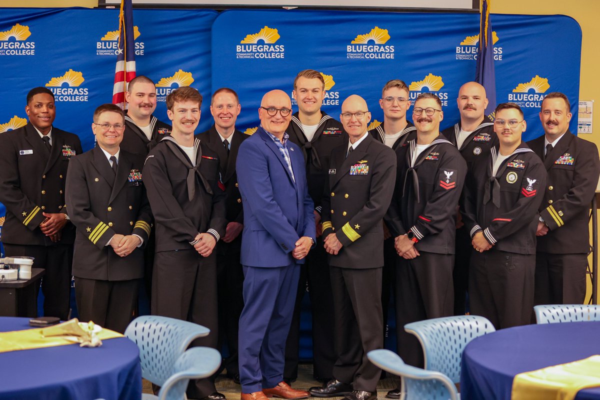 Today, we were honored to welcome the U.S. Navy’s Principal Outreach Program to BCTC. This visit represented a powerful connection between education, workforce development, and national service.