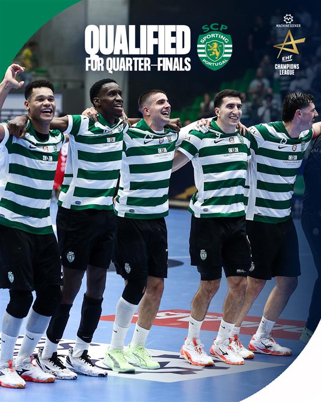 ehfcl's tweet image. Sporting Clube de Portugal punch their ticket to the quarter-finals! 🎟️ 

#ehfcl #clm #handball