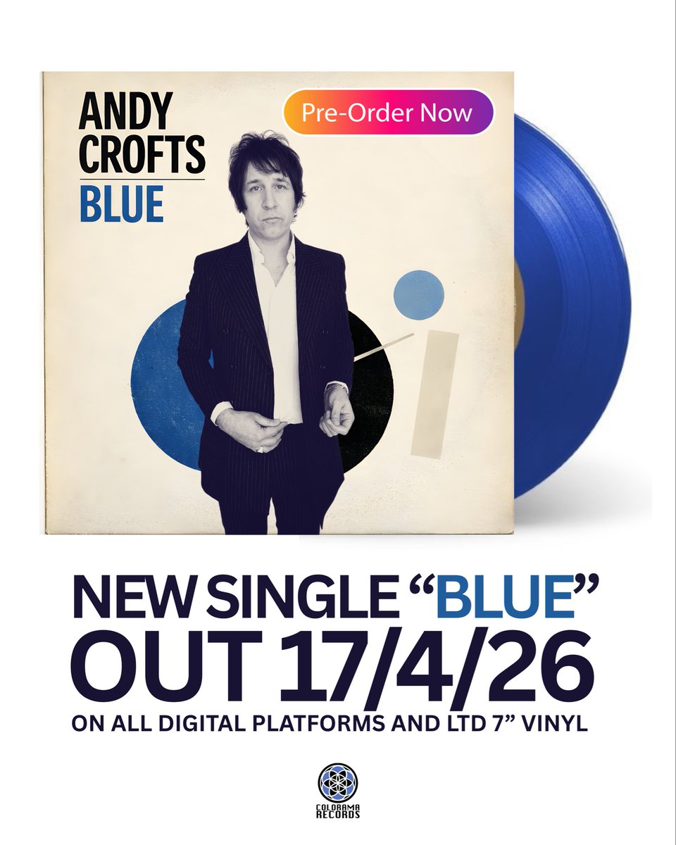 andyjcrofts's tweet photo. 💥 𝗣𝗥𝗘-𝗢𝗥𝗗𝗘𝗥 𝗡𝗢𝗪!

Had to release the single fast so couldn’t wait for physical production, meaning there will be 𝗤𝗨𝗜𝗧𝗘 𝗔 𝗪𝗔𝗜𝗧. Secure yours before prices rise.

𝟱𝟬𝟬 copies on 𝗧𝗥𝗔𝗡𝗦𝗣𝗔𝗥𝗘𝗡𝗧 𝗕𝗟𝗨𝗘 vinyl.

🔵 https://t.co/LrizRzQ906

Pls share https://t.co/pHIYWVG4X0
