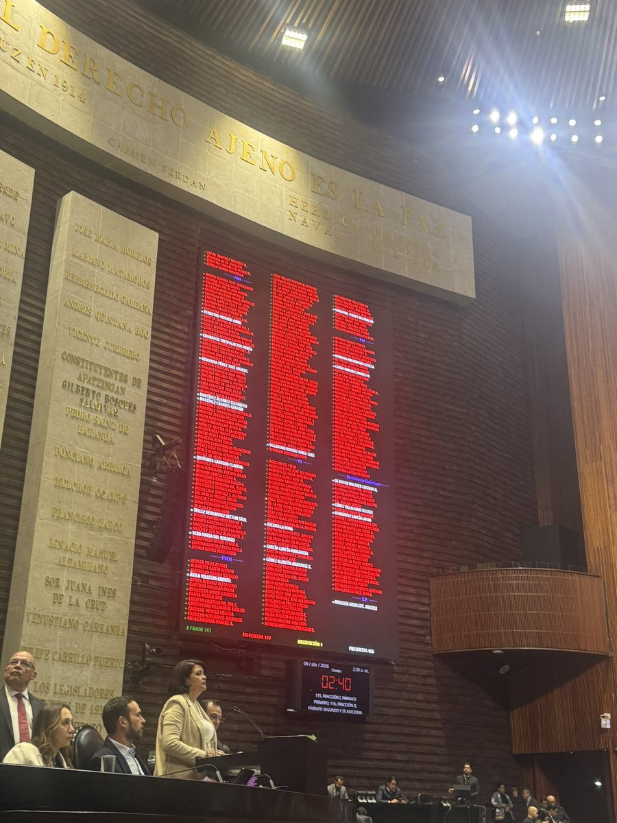 Claro que si. 

Aquí nuestro voto en contra en lo particular: