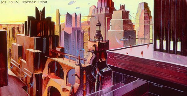 DownInkwell's tweet photo. Concept art for Brad Bird's Ray Gunn movie from 1995 https://t.co/CJIv3Ylwav