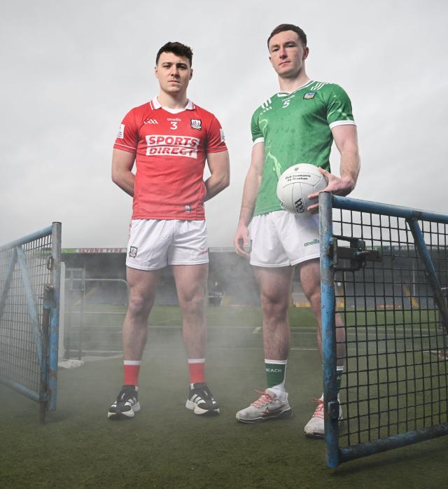 RathkealeGAA's tweet photo. Limerick Football Vice-Captain Barry Coleman pictured at the launch of the Munster GAA Senior Football Championship 2026. Best of luck to Barry, Andrew and Adam for the season ahead.

#GAA https://t.co/tFqvEimbwV