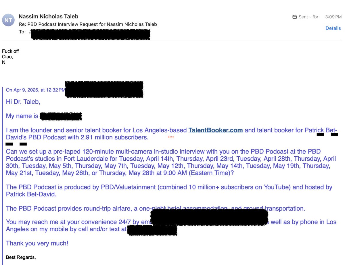 Nassim Nicholas Taleb tweet media