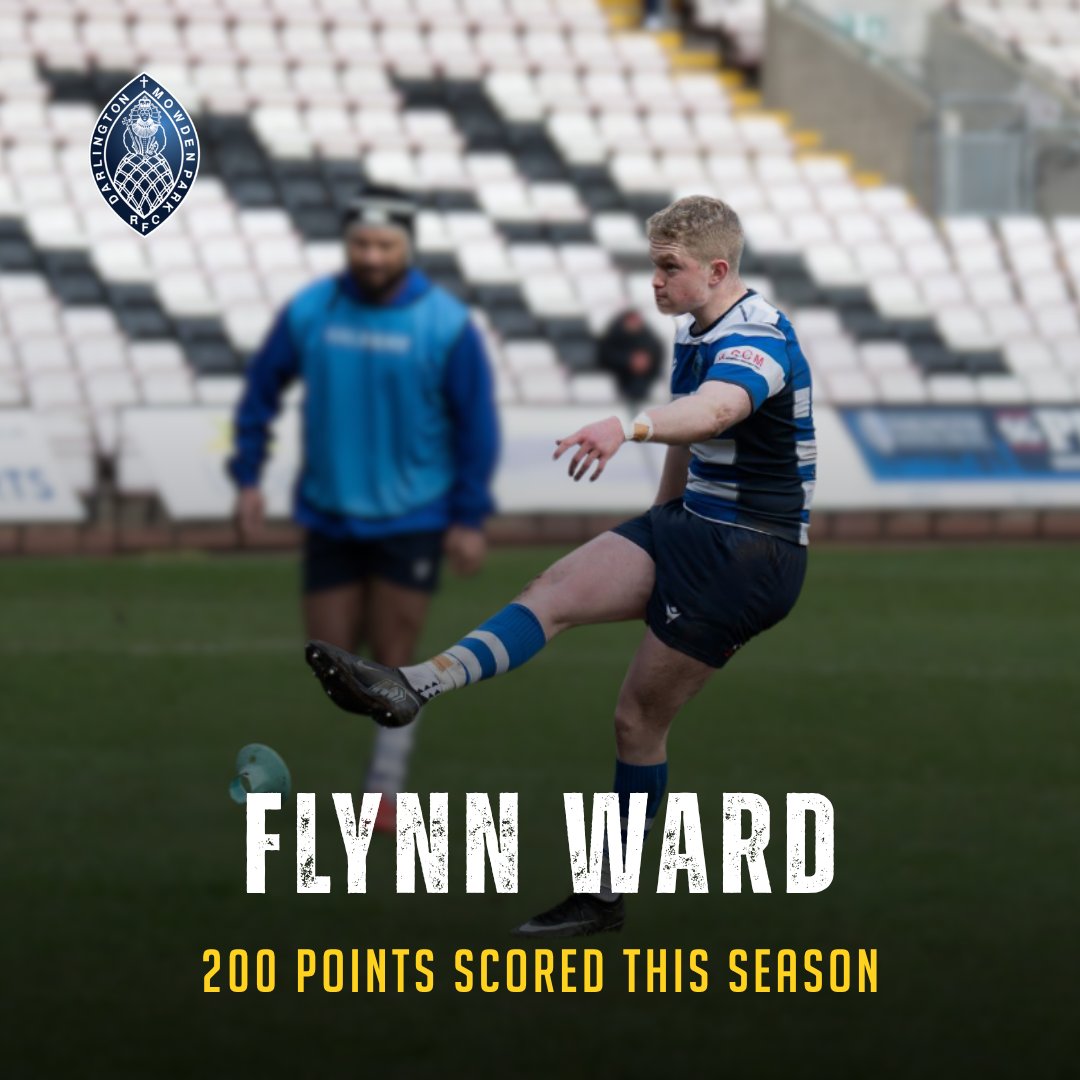 MowdenPark's tweet photo. A huge congratulations to Flynn Ward on reaching 200 points this season! 👏

Joining us in the week of our first pre-season game, Flynn slotted straight in at 10 and has been a key part of the squad ever since. 

Well deserved, Flynn – here’s to many more! 💙

#MowdenFamily https://t.co/NkdFKzjUyA