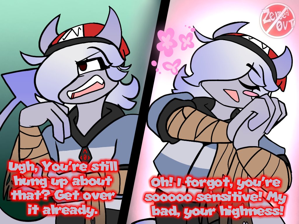 WishingStar102's tweet photo. Little character interaction bit 1/2
#ZeroedOut https://t.co/UWICbQjM0a