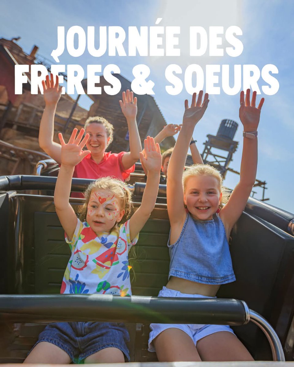 🤠 Journée des Frères et Sœurs! ❤️

Ne manquez pas l'occasion de dire à votre frère ou à votre sœur qu'il est temps de se planifier une journée en famille à Fraispertuis-City !

👉 Et vous, c’est quoi VOTRE meilleur souvenir à Fraispertuis-City avec votre frère ou votre sœur ?