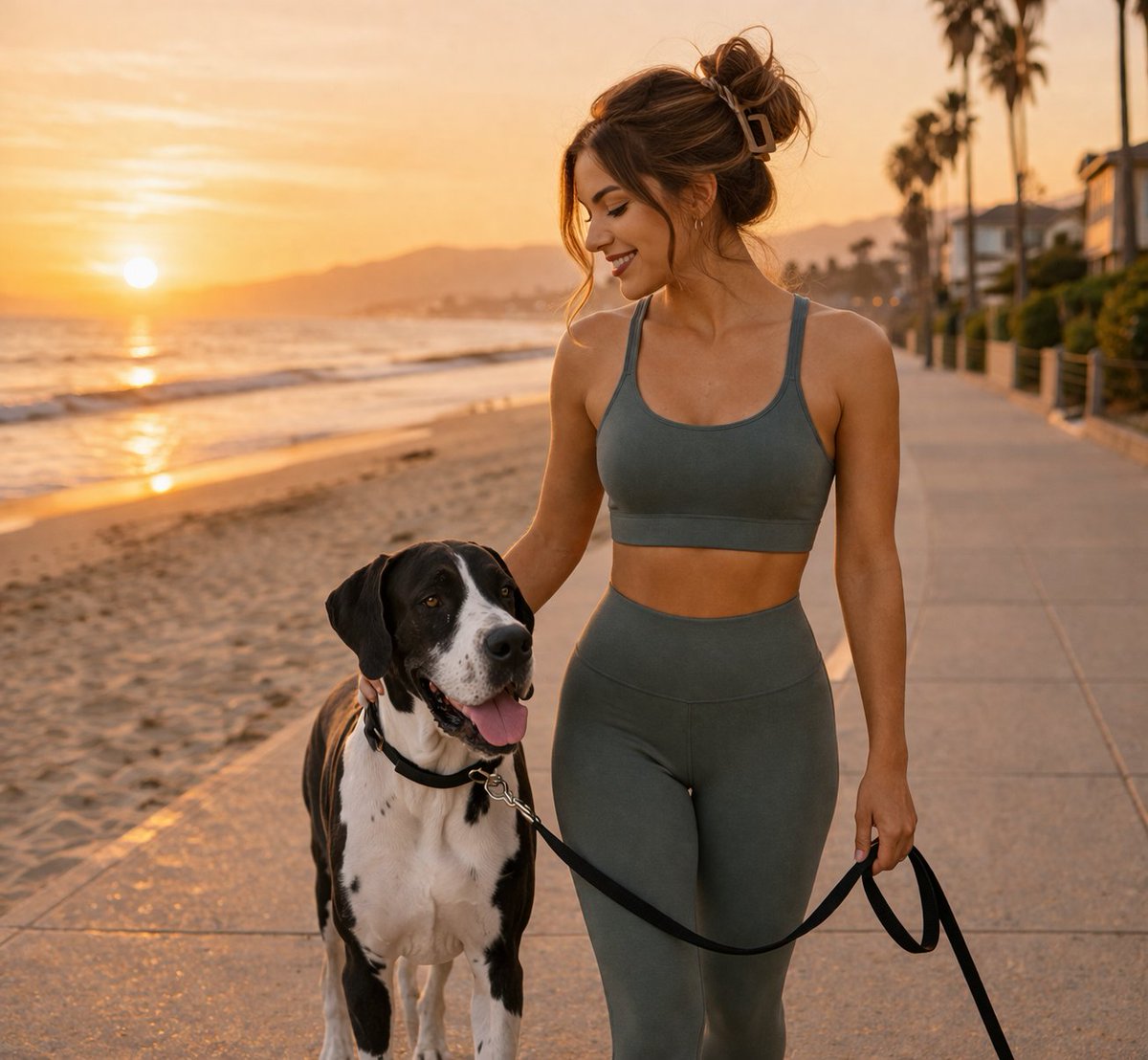 HeidiPoscher's tweet photo. Golden hour walks with my favorite sidekick 🐾
Nothing better than fresh air, ocean views, and unconditional love 💛 #GoldenHour #BeachWalks #DogLover #GreatDane #SunsetVibes https://t.co/NiZOliFK23