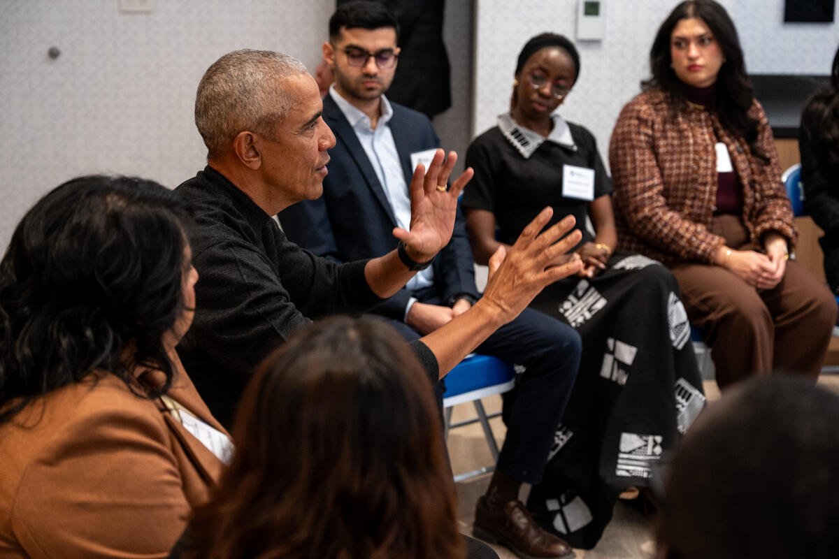 The Obama Foundation tweet media