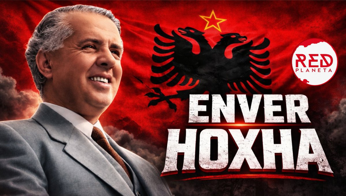 🇦🇱Mientras todos claudicaban ante el imperialismo y el revisionismo, Hoxha decidió
enfrentarse en solitario a Estados Unidos, a la URSS y a China.  Mañana estreno un nuevo vídeo donde analizo por qué Enver Hoxha es considerado por muchos como el "último
marxista-leninista".