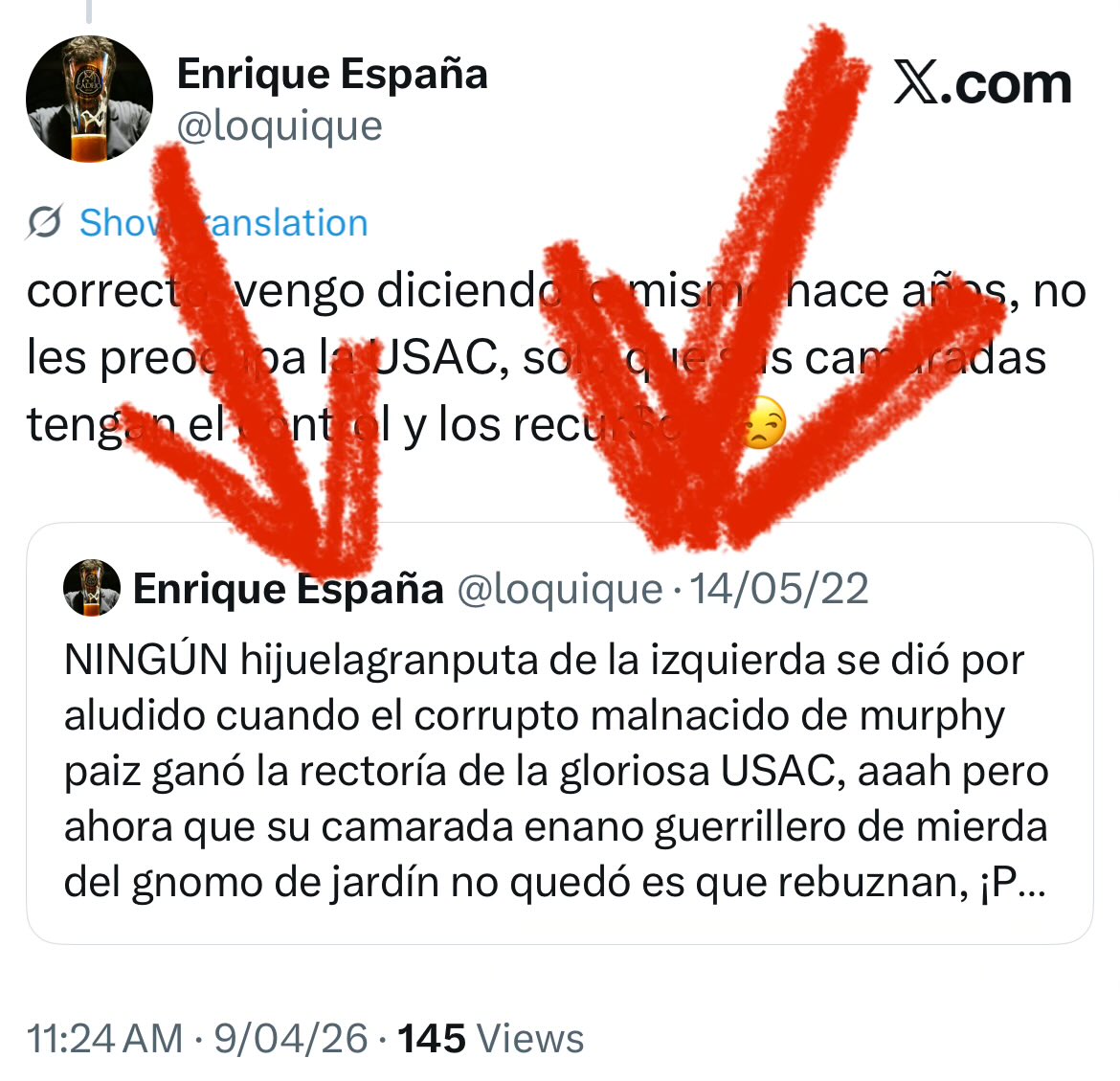 Enrique España tweet media