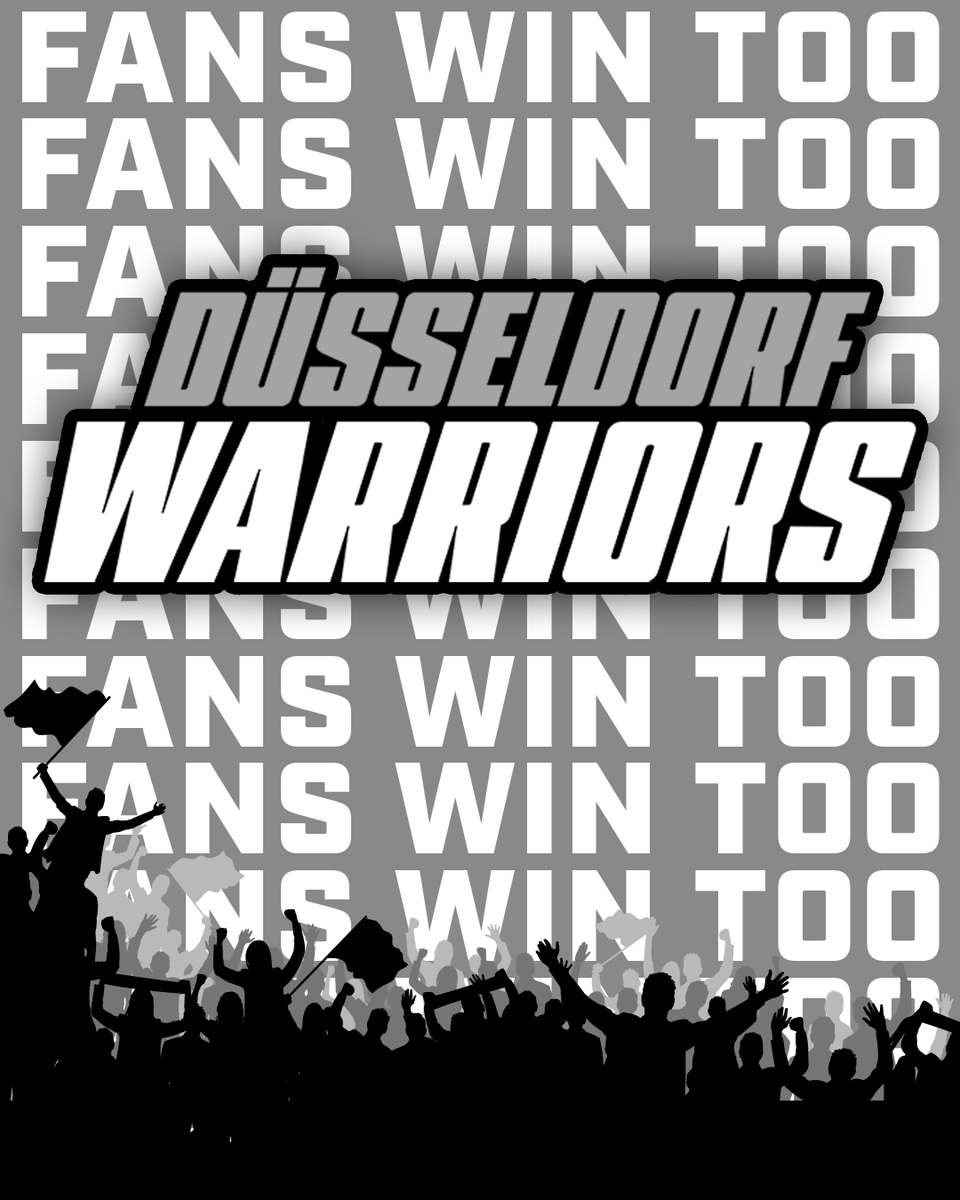 duswarriors's tweet photo. Düsseldorf – Wenn WIR den Titel holen, kassierst DU ab! 💵🏆

Wenn die Warriors die IAL-Meisterschaft 2026 gewinnen 🏆, sind deine Dauerkarten gratis – die Liga übernimmt die Kosten.

🎟️ Sichere dir deine Plätze → https://t.co/1CNuoeuN92

(Steuern und Gebühren nicht inbegriffen) https://t.co/j9TVR59S8h