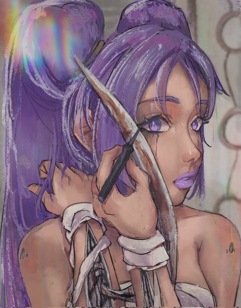 illustrythan's tweet photo. Violili is getting ready https://t.co/N7ucHgBxc4