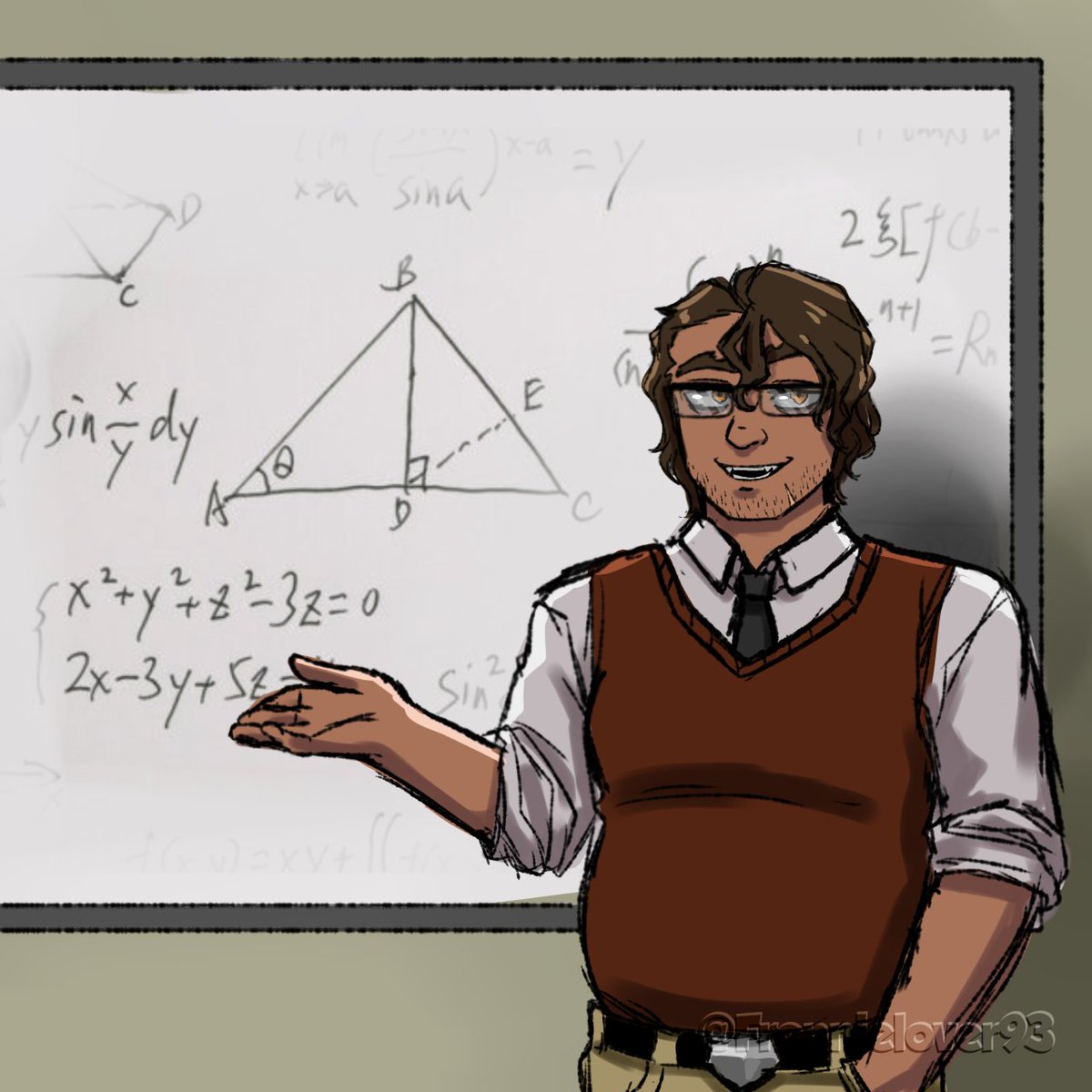 Professor Strade because I love this AU.😍😍😍

#ykmet #ykmetau 

AU concept by <a href="/DoaUnderground1/">DoaUnderground (COMMS CLOSED)</a>