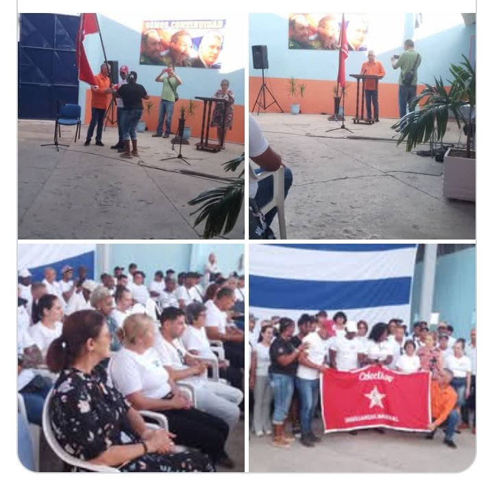 Acto de abanderamiento a Alastor Varadero S.U.R.L que recibe por segundo año consecutivo  la Bandera de Vanguardia Nacional.
#MatancerosEnVictoria
#CardenasXCuba