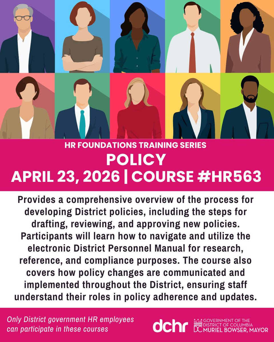 DC Dept. of Human Resources tweet media