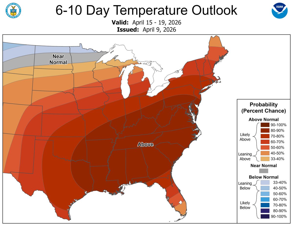 NWS Climate Prediction Center tweet media