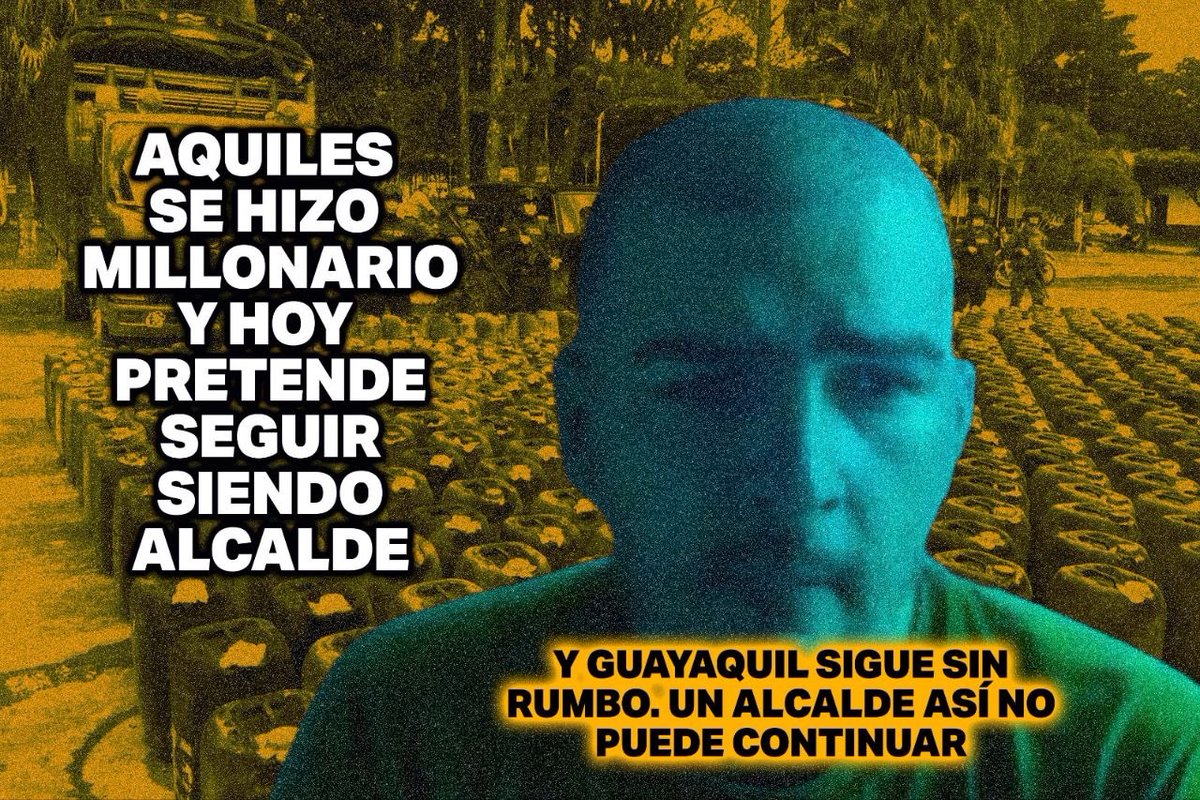 Rossi425665's tweet image. Y el colmo de la sinvergüencería: @aquilesalvarez pretende seguir en el cargo estando preso por los casos Triple A y Goleada. ¡Tenga un poco de decencia y salga! Guayaquil exige su destitución inmediata. 👊 #AquilesRobo