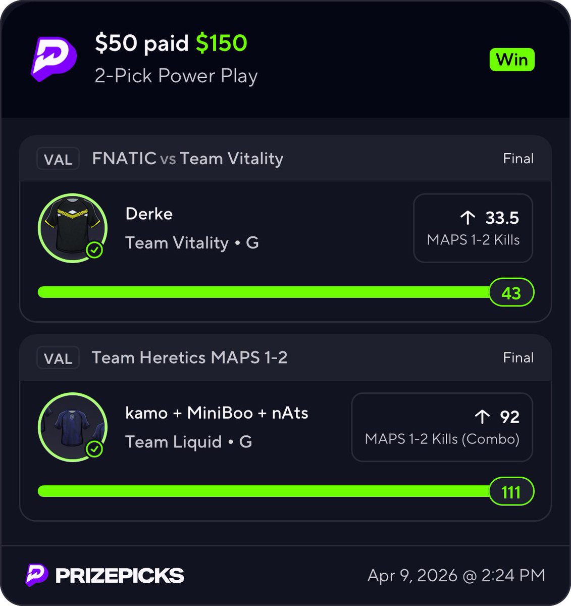 ghoulbets's tweet image. I MEAN HOW FREE CAN IT BE?? 

BANG THE POTD + SLIP PAIR AGAIN 🤑

#Gambling𝕏 #esports #prizepicks