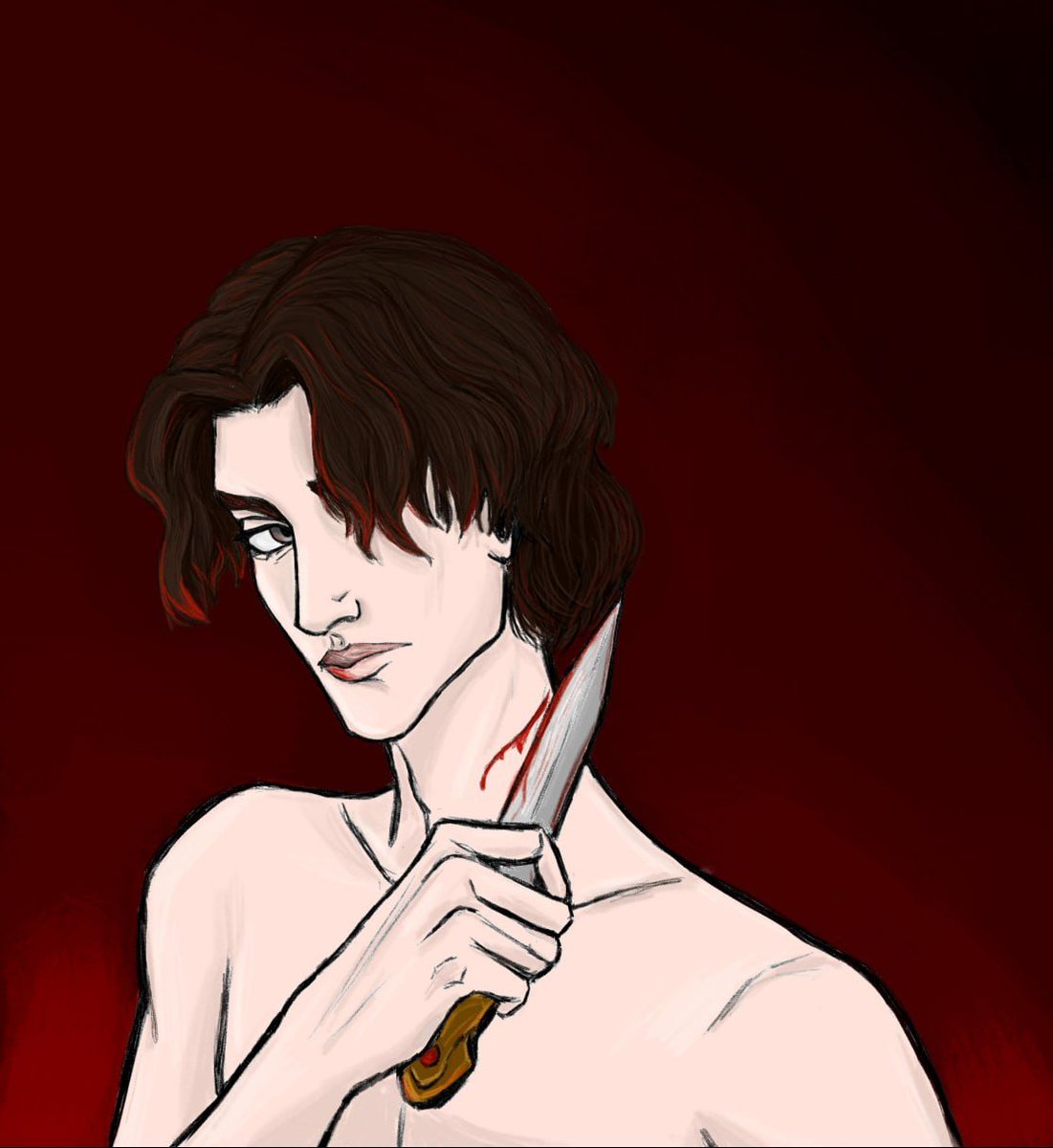 Остался еще один взмах и дело будет кончено...

Мне подумалось, что если бы Дик узнал о нарушении КК, и поверил в то, что своей смертью сможет спасти Надор и семью, он бы не колебался и тут же приставил бы кинжал к горлу
#ОтблескиЭтерны