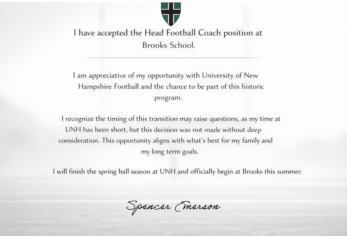 SpenceEmerson6's tweet photo. Major Announcement 🚨🚨🚨
@BrooksSchool @BrooksFb https://t.co/AkMrTfU6gL