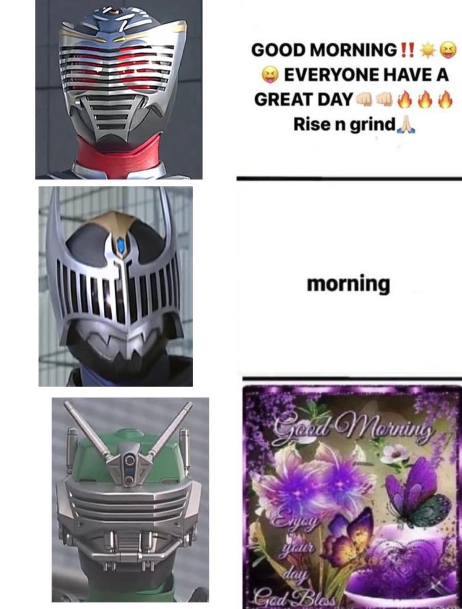THE KAMEN RIDER RYUKI CREW AND THEIR GOOD MORNING POST STYLES‼️