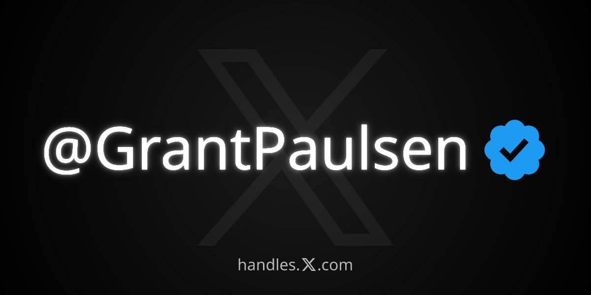 Grant Paulsen tweet media