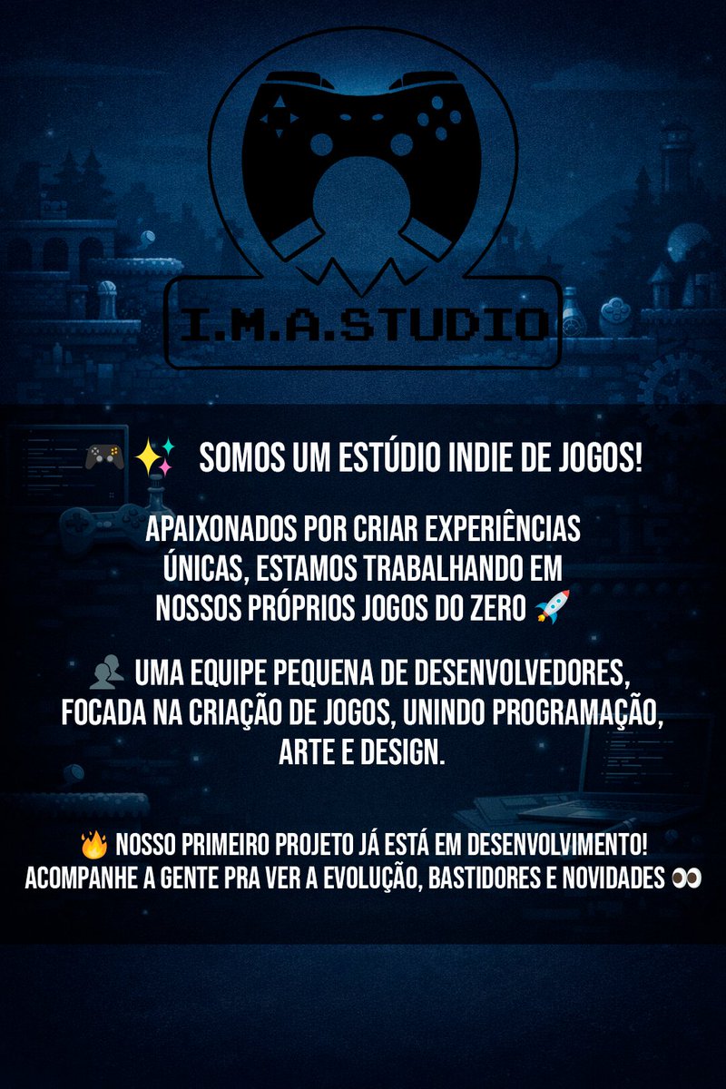 IMA_StudioDev's tweet photo. #gamedev #indiegame #devbr #jogosindie https://t.co/uGPP8HmRUJ