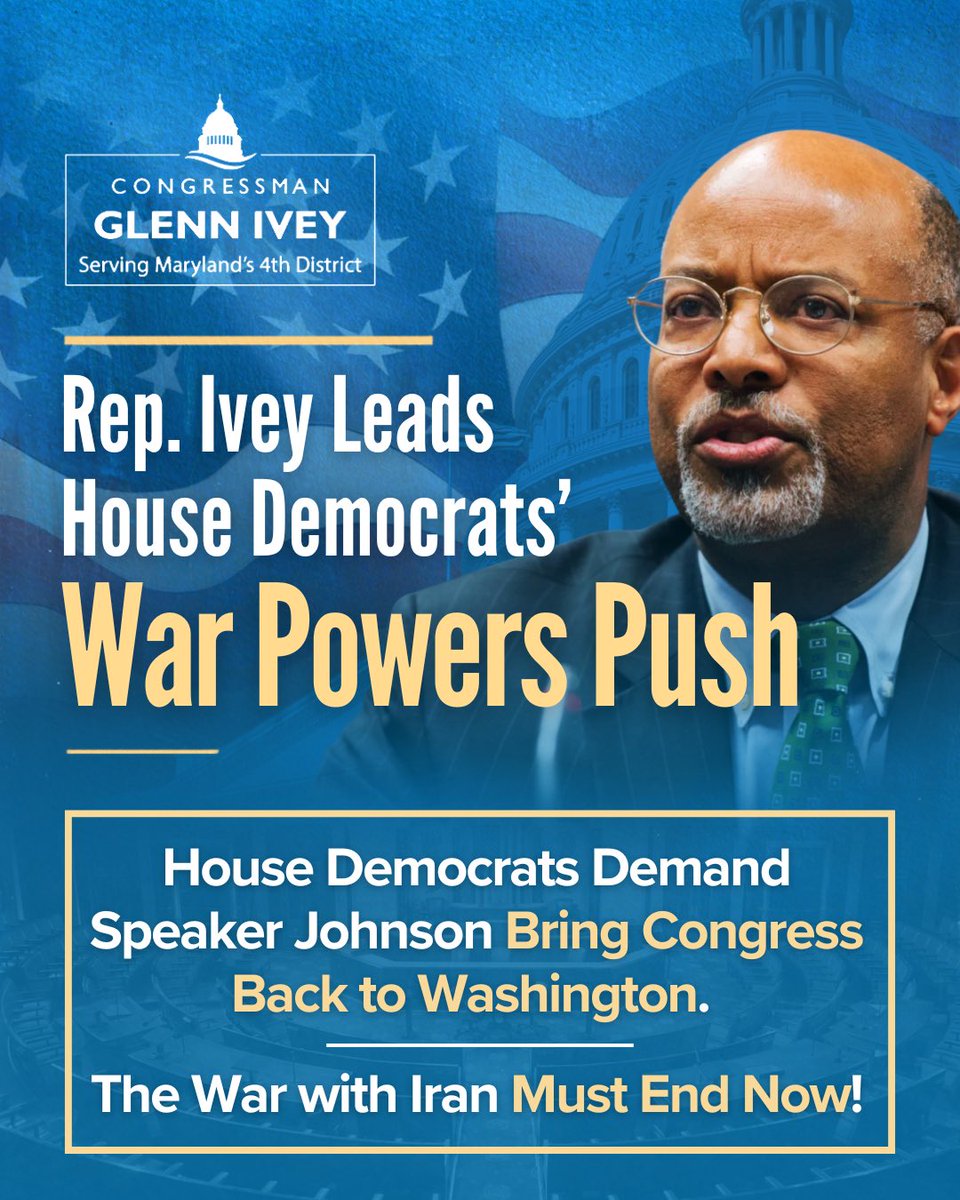 Rep. Glenn Ivey tweet media