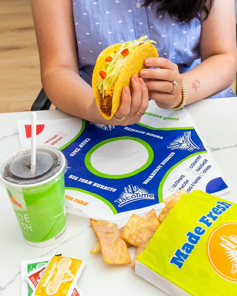 TacoTime's tweet photo. Tag your next lunch date!😉 https://t.co/BW5DxJ2MV7