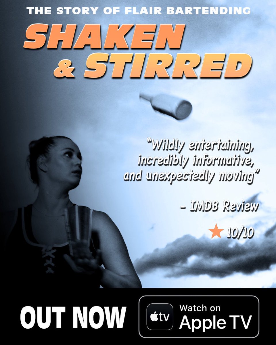 Lindsay Palumbo not only competes in flair, she teaches it too! Watch her an other bartenders in Shaken &amp; Stirred. It was much fun filming them and putting their stories and skills on the screen. #flair #Supportindiefilm