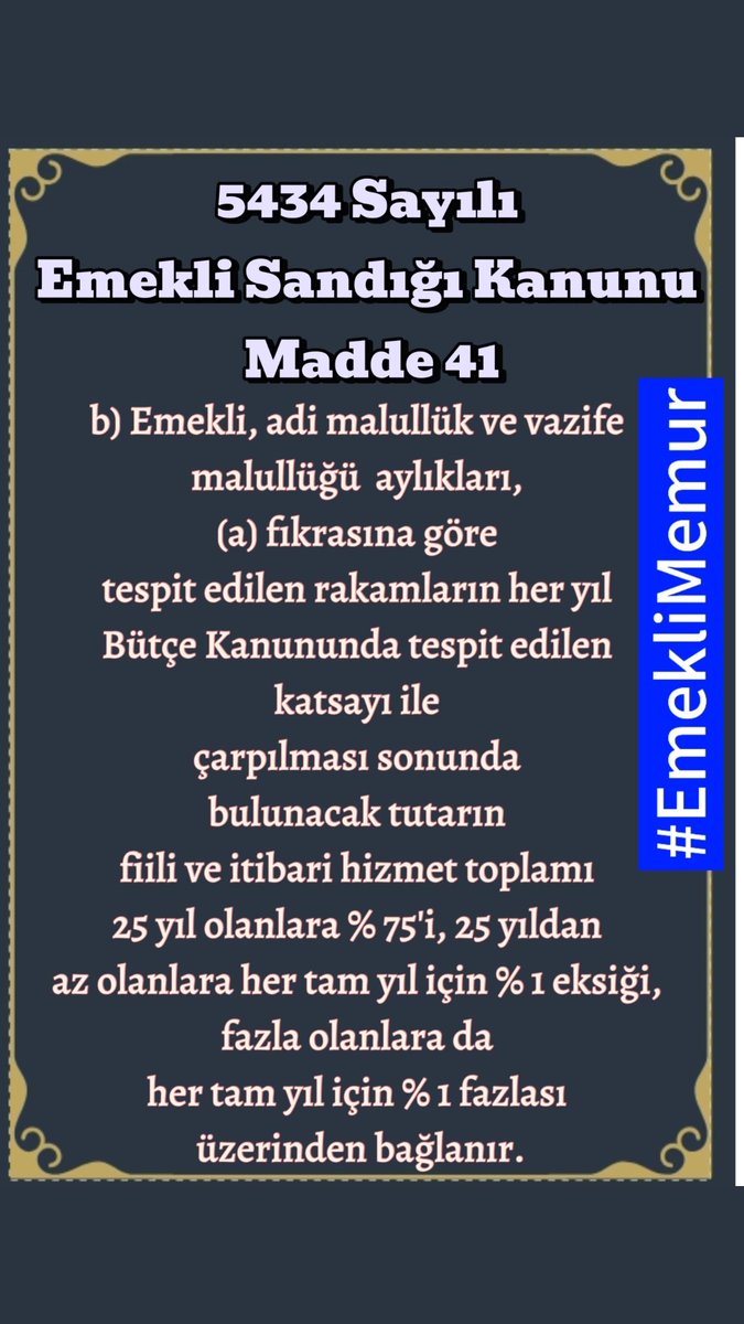 Mücadeleci Memur Emeklisi tweet media