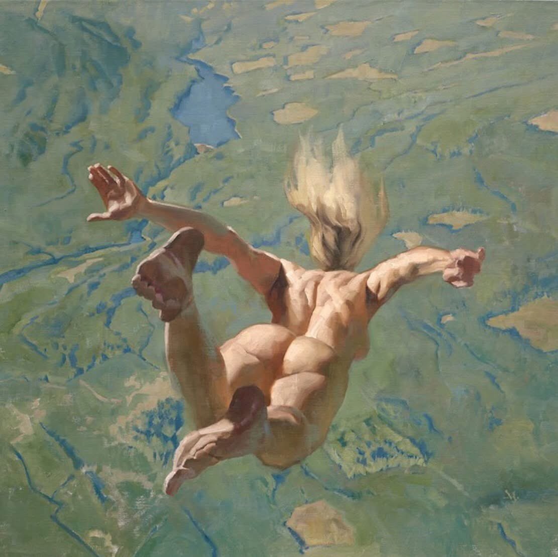 Gregory Manchess (American, b.1955) 
"The Commitment," 2022 
Oil on canvas 
50 x 30 in