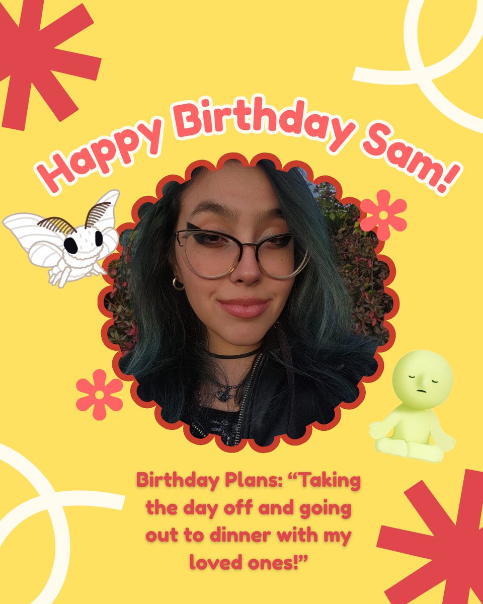 GotGreco's tweet photo. Wishing our team member Sam a very happy birthday today!😁🎉 Enjoy your day!!😆🫶 https://t.co/kwWJUqDYLy